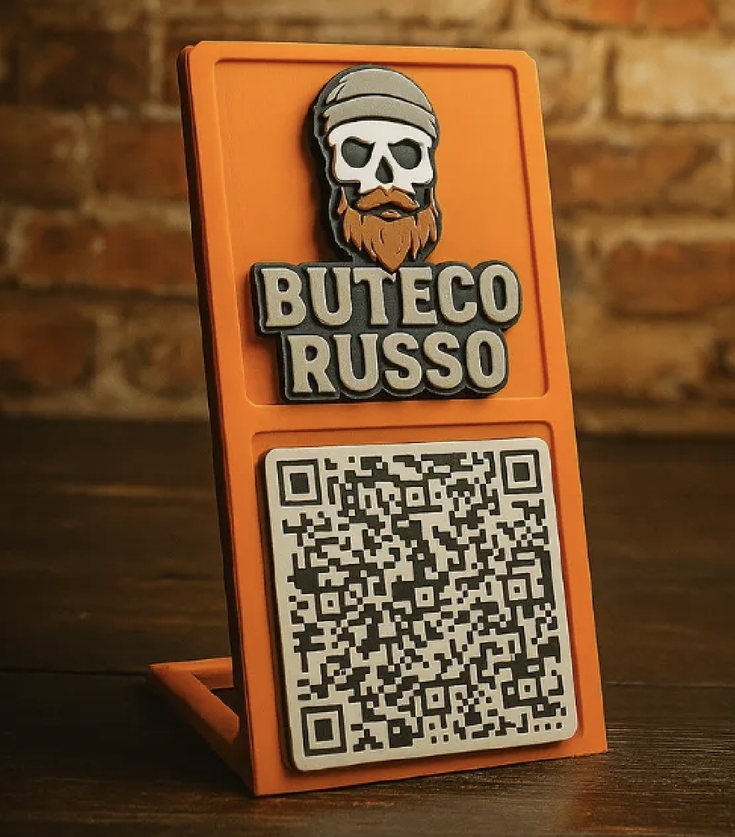 Placa QRcod Personalizada